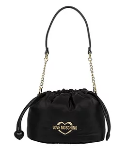 Love Moschino Damska torba na ramię Borsa Nylon Pu Nero wielokolorowa, 14 x 22 x 9 - Torebki damskie - miniaturka - grafika 1