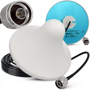 Antena Grzybek 7Dbi Kabel Boczny 5M Nm - Anteny TV - miniaturka - grafika 1
