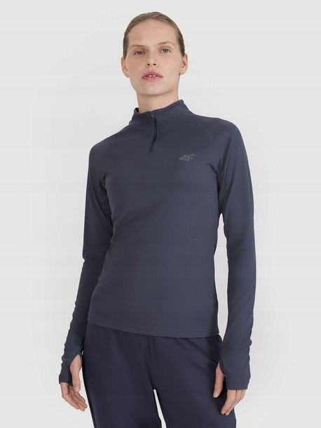 4f Koszulka Damska Z Długim Rękawem M Longsleeve Treningowy F329 Ss25