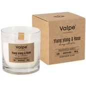 Świece - Świeca zapachowa w szkle BISPOL Valpe 34H YLANG YLANG - RÓŻA - miniaturka - grafika 1