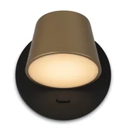 Lampy ścienne - Pixel LED kinkiet 1-punktowy czarny/mosiądz MOD421WL-L6BBS3K - miniaturka - grafika 1