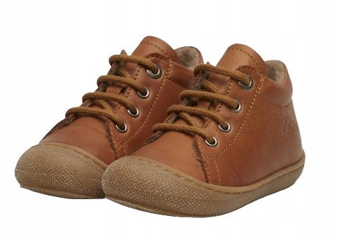 NATURINO PÓŁBUTY DZIECIĘCE SKÓRA NATURALNA BRĄZOWE 17 6CA