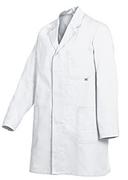 Płaszcze damskie - BP 1310-150-21-44/46 płaszcz roboczy, długość 3/4 (96 cm), ukryty pasek na zatrzask, 230,00 g/m² czysta bawełna, biały,44/46 - miniaturka - grafika 1