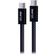 Kable USB - Kabel USB-C - USB-C XLINE UC15GMC-CC 100W 1.5 m Szary - miniaturka - grafika 1