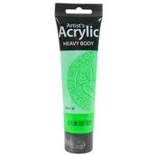 Farby i media malarskie - Farba akrylowa 100 ml, neonowa zielona - miniaturka - grafika 1