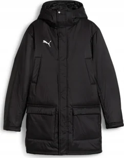 PUMA teamFINAL Winter Jacket black metallic M - Kurtki męskie - miniaturka - grafika 1