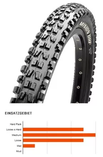 Maxxis Minion DHF 27.5" 3 °C Maxx Grip TR EXO składana 2017 opony TB85975200_Noir - Opony rowerowe - miniaturka - grafika 1