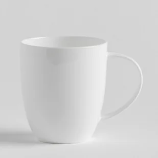 Klasyczny Kubek z Porcelany Kostnej Bianco - Kubki - miniaturka - grafika 1