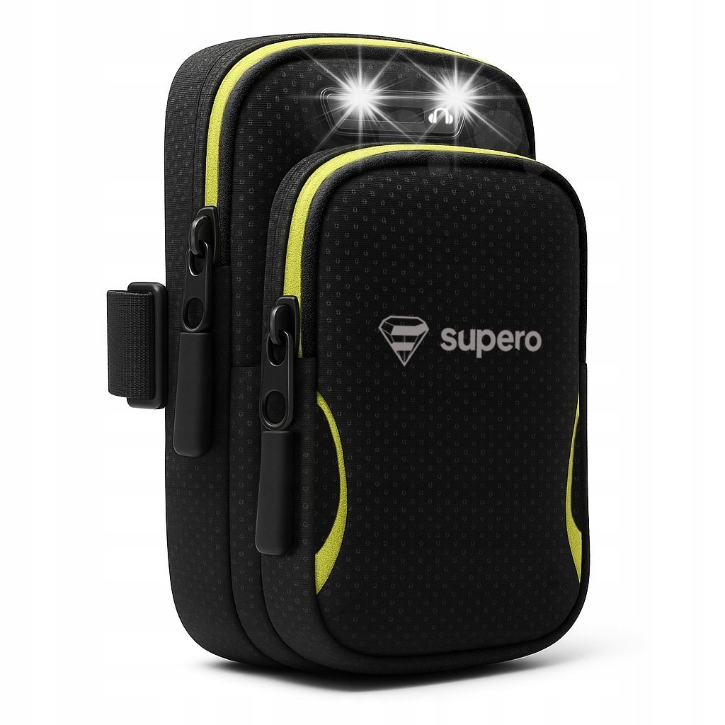 Etui do Biegania Supero, Opaska na Ramię, na Telefon, Armband, Saszetka