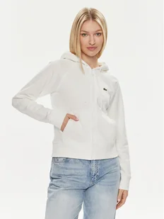 Lacoste Bluza SF9213 Biały Regular Fit - Bluzy damskie - miniaturka - grafika 1
