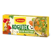 Buliony i przyprawy w kostkach - Winiary Kogutek Bulion warzywny 108 g (12 sztuk) - miniaturka - grafika 1