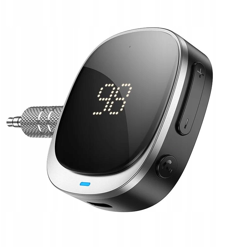 Hoco E80 czarny Adapter AUX bluetooth Jack 3,5 mm