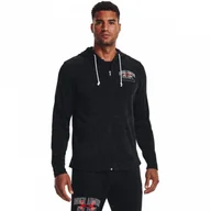 Bluzy sportowe męskie - Męska bluza dresowa rozpinana z kapturem UNDER ARMOUR UA Rival Try Athlc Dep FZ HD - miniaturka - grafika 1