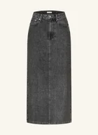 Spódnice - Mrs & Hugs Spódnica Jeansowa Z Ozdobnymi Kamykami schwarz - miniaturka - grafika 1