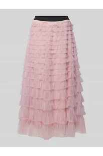 Długa spódnica z warstwowymi falbanami model NAJA - Vero Moda - Spódnice - miniaturka - grafika 1