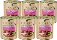 Mokra karma dla psów - Karma mokra dla psa Luger's Daily Pleasures z indykiem, brokułem i ryżem brązowym zestaw 6 x 800 g - miniaturka - grafika 1