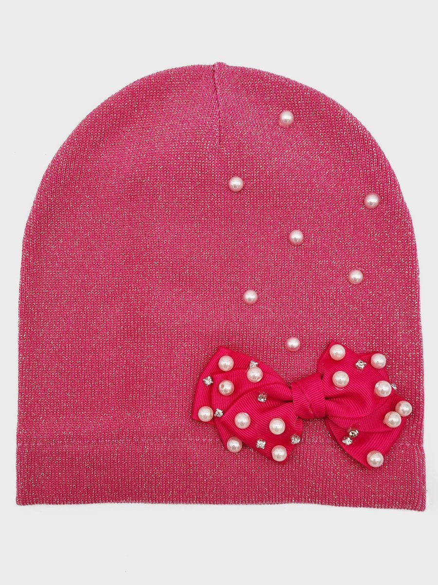 Bawełniana czapka Uniwersalny różowy