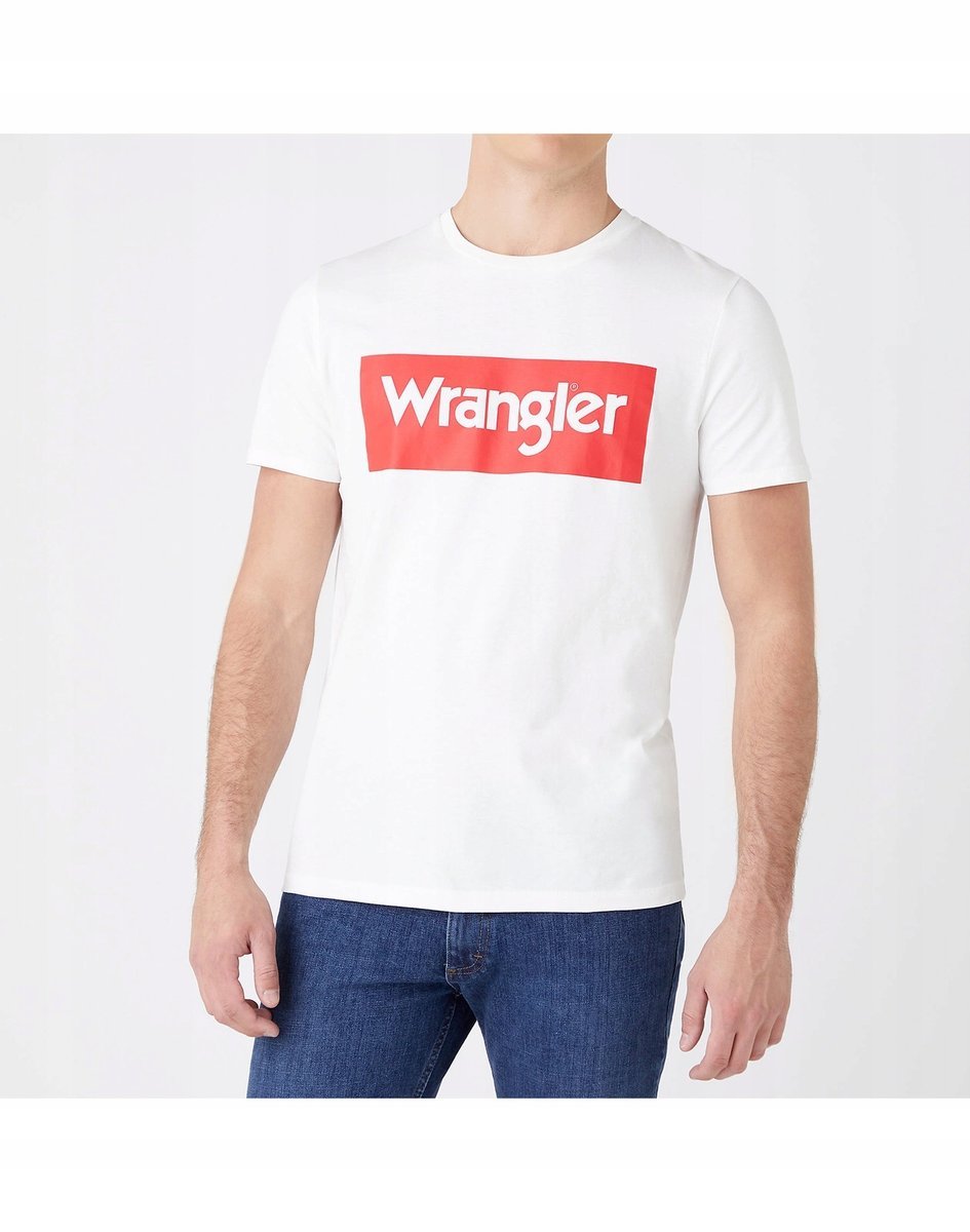 WRANGLER LOGO TEE OFF WHITE 112142862 W7MSD3737 L