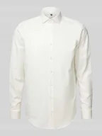 Koszule męskie - Koszula biznesowa o kroju regular fit z twillu - miniaturka - grafika 1