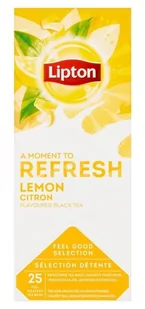 Lipton Czarna aromatyzowana herbata Classic Lemon 25 kopert - Herbata - miniaturka - grafika 1
