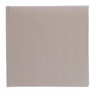 Ramki na zdjęcia - Album klasyczny Linen Ash szary 40 czarnych stron - miniaturka - grafika 1