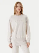 Bluzy damskie - Guess Bluza O5RQ03 KCO31 Beżowy Regular Fit - miniaturka - grafika 1