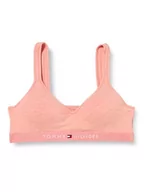 Biustonosze - Tommy Hilfiger Biustonosze damskie typu bralette (rozmiary dodatkowe), Flora różowy wrzos, S - miniaturka - grafika 1