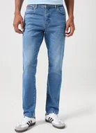 Spodnie męskie - Męskie spodnie jeansowe dopasowane Wrangler TEXAS SLIM W33 L34 - miniaturka - grafika 1