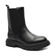 Buty dla dziewczynek - CALVIN KLEIN JEANS Botki - miniaturka - grafika 1