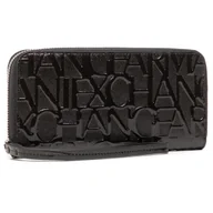 Portfele - Duży Portfel Damski Armani Exchange 948451 CC794 00020 Czarny - miniaturka - grafika 1