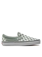 Trampki damskie - Vans Tenisówki Classic Slip-On VN000BVZCJL1 Zielony - miniaturka - grafika 1