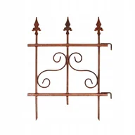 Ogrodzenia - PALISADA OGRODOWA PŁOTEK OGRODOWY OBRZEŻE 66 CM RDZA METALOWE CORTEN - miniaturka - grafika 1