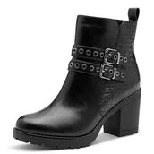 Kozaki damskie - Marco Tozzi Damskie 2-25409-45 modne kozaki, czarne, 41 EU, czarny, 41 EU - miniaturka - grafika 1