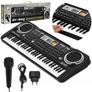 Keyboard pianino elektryczne z mikrofonem dla dzieci