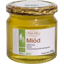 157Pucer Miód Lipowy Nektarowy 250g Mazury Pucer Ekologiczny PUCLIPOWY250 - Miód - miniaturka - grafika 1