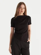 Bluzki damskie - Vero Moda Bluzka Nelli 10335687 Czarny Regular Fit - miniaturka - grafika 1