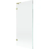 Parawany nawannowe - Mexen Lunar L parawan nawannowy 1-skrzydłowy 80 x 150 cm, transparent, złoty szczotkowany - 897L-080-000-55-00 - miniaturka - grafika 1