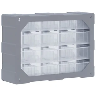Organizer z 16 średnimi szufladkami, 52x16x37 cm Lumarko! - Regały - miniaturka - grafika 8