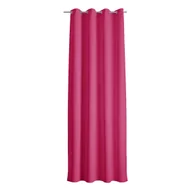 Zasłony - Zasłona Andres różowa fuksja 145 x 250 cm na przelotkach - miniaturka - grafika 1