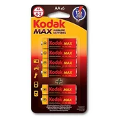 Baterie i akcesoria - Bateria AA/LR6 1,5 V (4+2) KODAK MAX - miniaturka - grafika 1