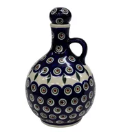 Karafki - Ceramiczna butelka kula Ceramika Bolesławiec - miniaturka - grafika 1