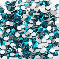 Ozdoby do paznokci - Cyrkonie do paznokci szklane SS10 Blue Zircon 1440 szt paczka - miniaturka - grafika 1