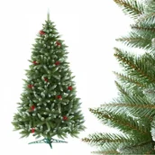 Choinki - Choinka sztuczna świerk diamentowy 180 cm + stojak  kod: 5907780195849 - NATYCHMIASTOWA WYSYŁKA !! - miniaturka - grafika 1