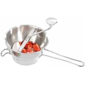 Siekacze tarki i szatkownice - Gefu Przecierak stalowy z 2 wymiennymi dyskami G-24200 G-24200 - miniaturka - grafika 1