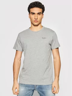 Koszulki męskie - Pepe Jeans T-Shirt Derek PM508011 Szary Regular Fit - grafika 1