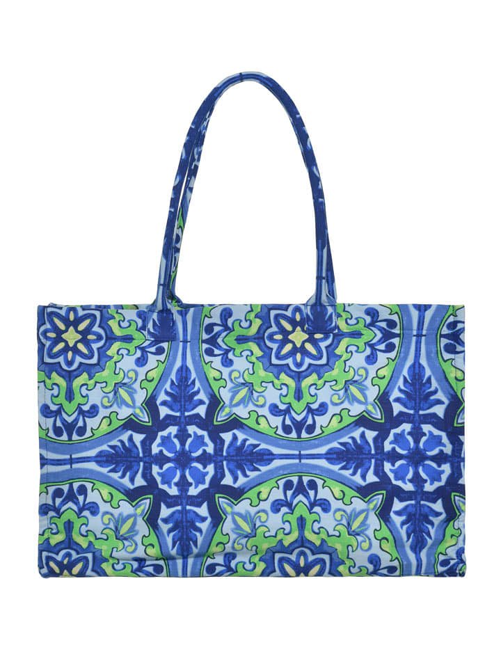BLE Shopper bag w kolorze niebieskim - 58 x 32 cm