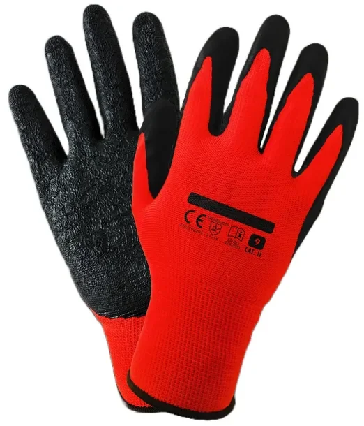 Rękawice Robocze Ochronne Rękawiczki Lateksowe Latex Lateks r.9-L-10par
