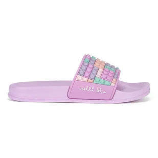 Klapki basenowe Nelli Blu P3047043D - Buty dla dziewczynek - miniaturka - grafika 1