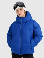 Kurtki damskie - 4F Kurtka narciarska membrana 5000 damska - niebieska XXL - miniaturka - grafika 1