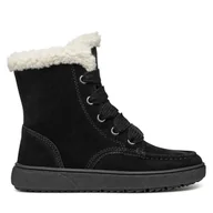 Buty dla dziewczynek - Kozaki Geox J Theleven Girl Wpf J46HYC 00022 C9999 D Czarny - miniaturka - grafika 1